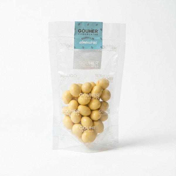 Producto - Almendras bañadas en chocolate blanco x 100g