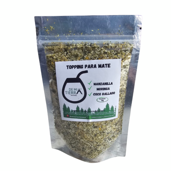 Producto - TOPPING MATE, COCO, MANZANILLA Y MORINGA