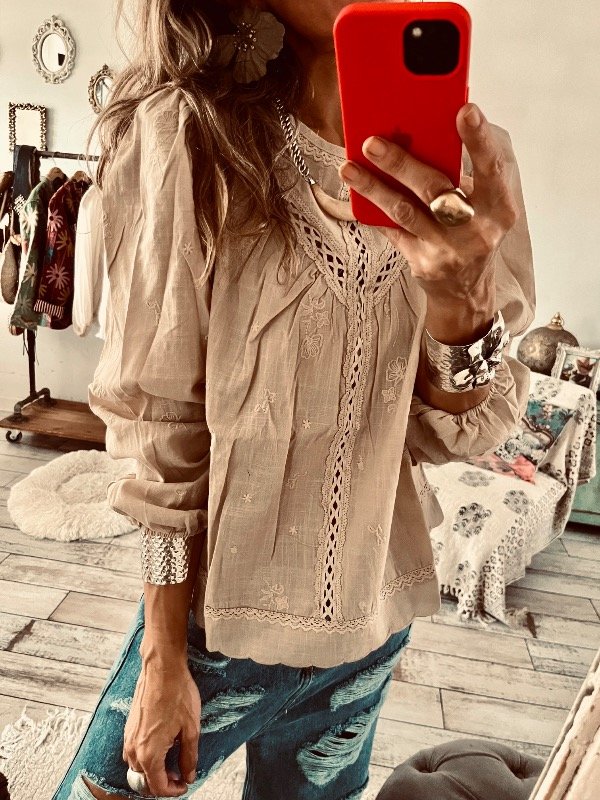 Producto - Blusa Maite beige - 0