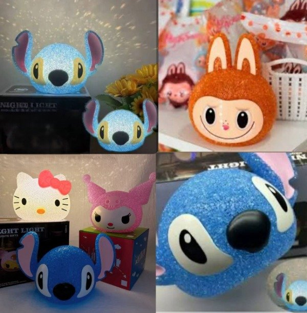 Producto - Lampara velador Kawaii colores Silicona