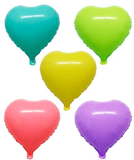 Producto - globo forma corazon 45 cm tonos pastel