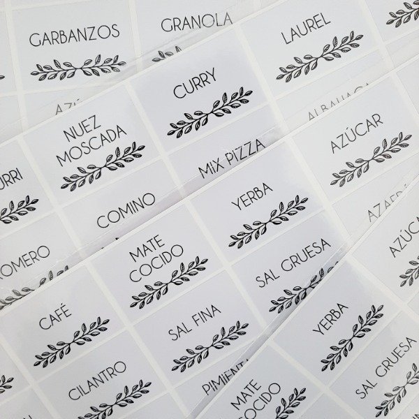 Producto - Plancha de etiquetas para frascos Cartago 101 - 3