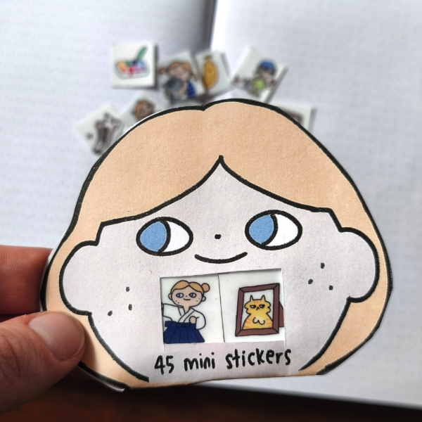 Producto - pack de mini stickers mini blinka