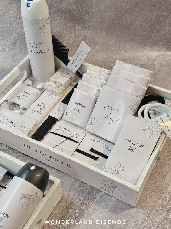 Producto - Kit de Baño - Diseño Catalina (silueta flor) - 5