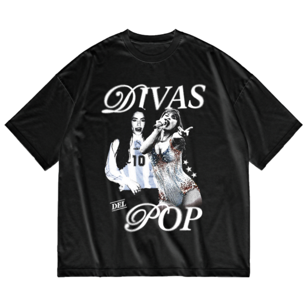 Producto - REMERA OVERSIZE DIVAS DEL POP - 1