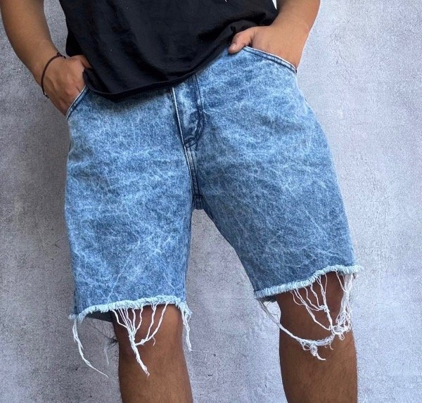 Producto - Bermudas de Jean Sin Rotura