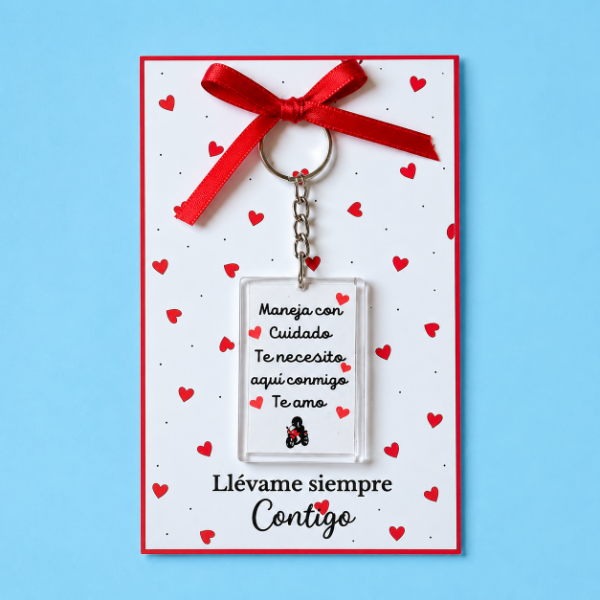Producto - Llavero "Maneja con cuidado"