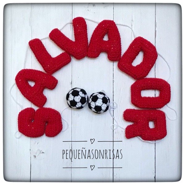 Producto - Cartel de 8 Letras con 4 adornos - 5