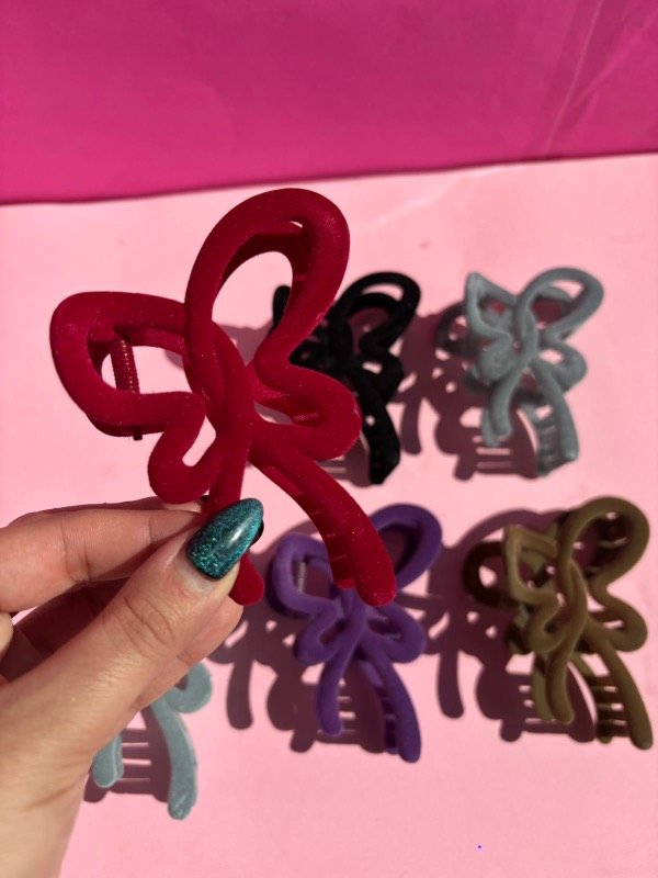 Producto - Broche de Pelo Mariposa Aterciopelado