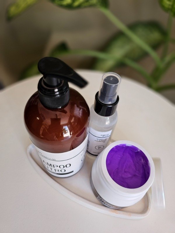 Producto - Shampoo Neutro + Matizador + Protector Térmico - 1