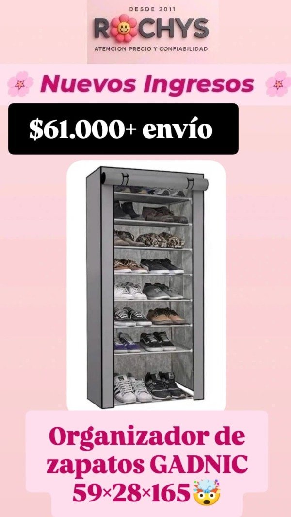 Producto - ORGANIZADOR DE ZAPATOS
