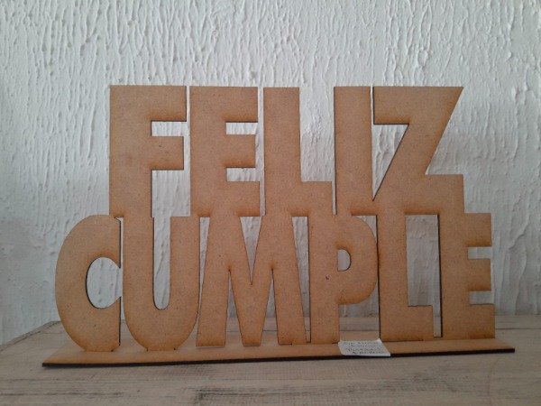 Producto - Cartel para mesa crudo 30cm x 40cm - 1