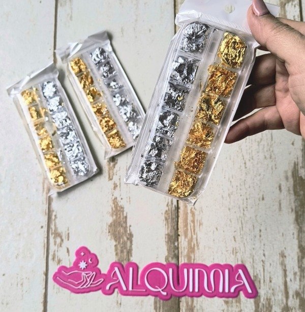 Producto - Set papel oro y plata