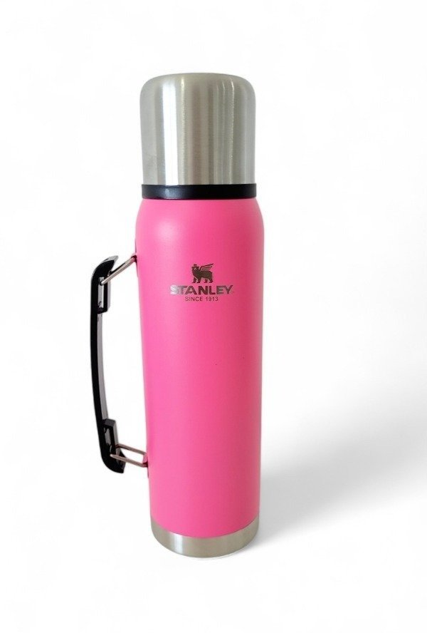 Producto - TERMO TIPO STANLEY 1,2 L. ROSA  (DOBLE TAPA / VASO)