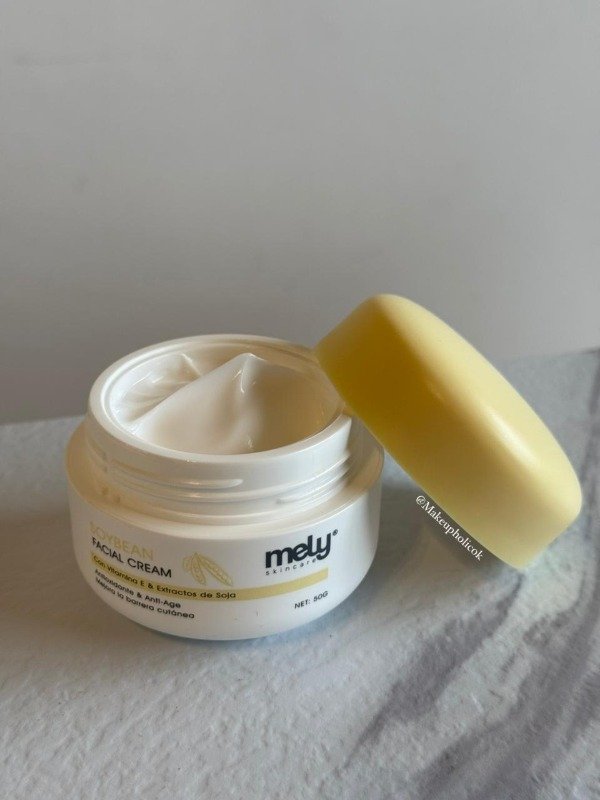 Producto - CREMA ANTIOXIDANTE Y ANTIAGE - CON VITAMINA E / EXTRACTOS DE SOJA - MELY