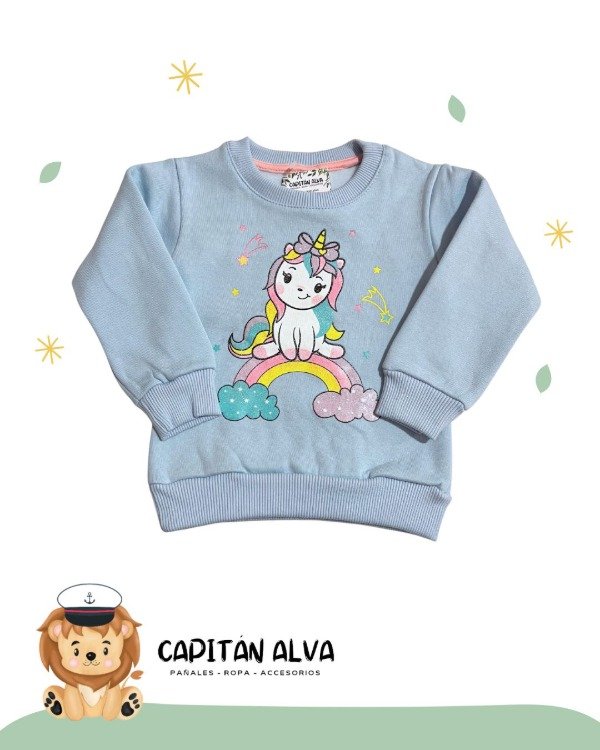 Producto - Buzo Unicornio brillante - talle 2