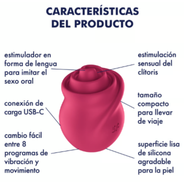 Producto - Vibrador de clítoris Satisfyer Tongue Twister (Recargable) - 1