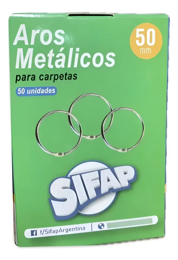 Producto - Aros de Carpeta 50mm x unidad