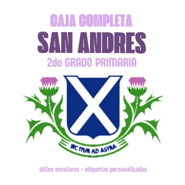 Producto - Caja Escolar - Colegio San Andres - 2do Grado