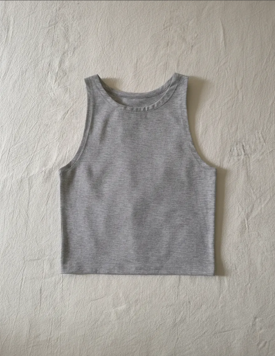 Producto - Top musculosa básica cuello redondo - 1
