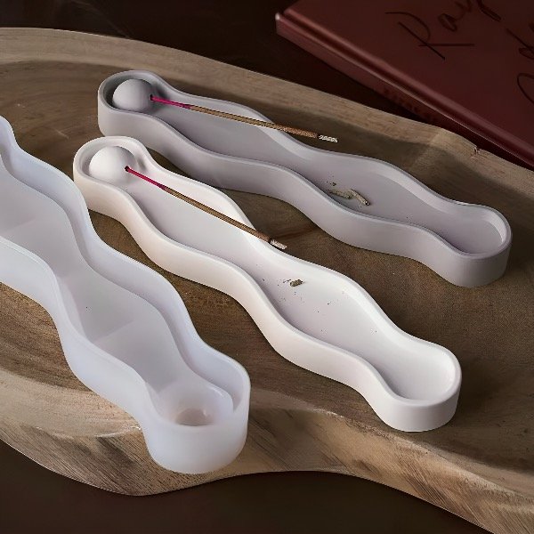 Producto - MOLDE PORTA SAHUMERIO ONDULAR