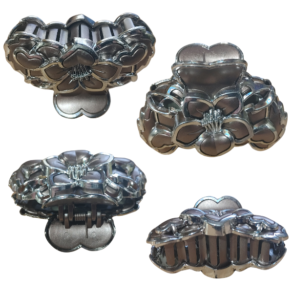 Producto - Broches Para Pelo S/metal Mujer Flor De Liz x unidad - 4