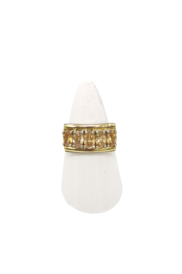 Producto - Anillo maxi cintillo plata y oro