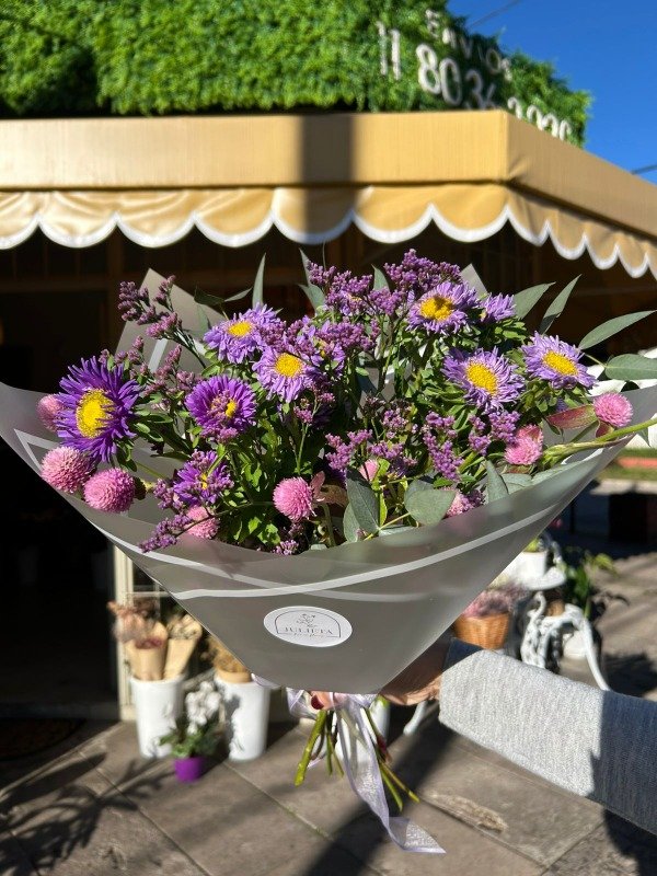 Producto - Ramo mediano de flor amaranto