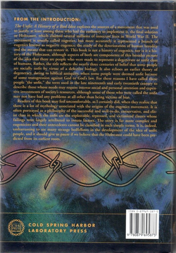 Producto - The Unfit: Eugenesia, the history of a bad idea - Elof Axel Carlson - 11