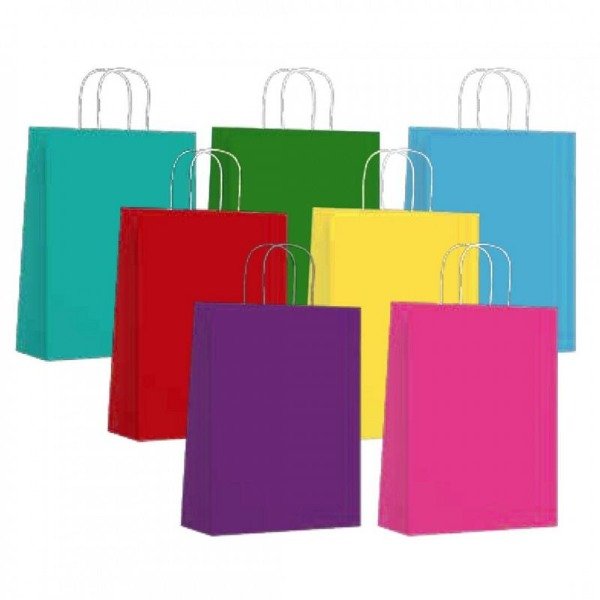 Producto - BOLSA DE PAPEL LISA 22X30 CM V/COLORES