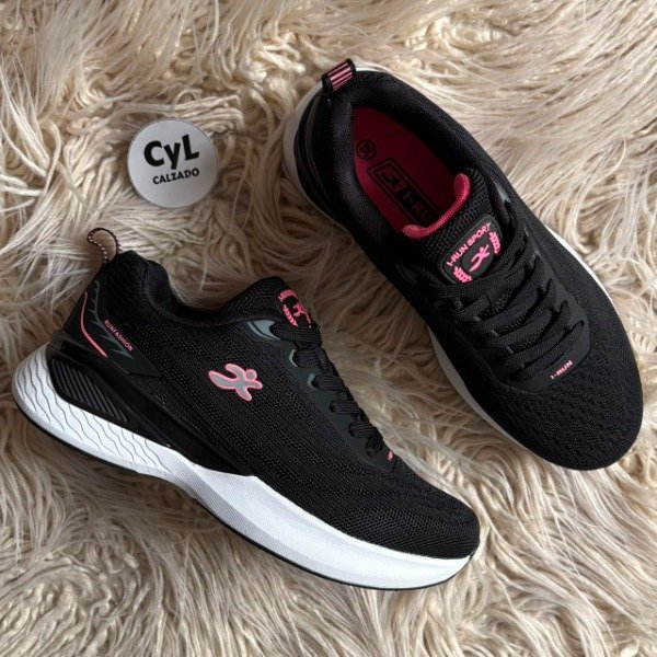 Producto - I RUN Fashion Negro / Fucsia - 0