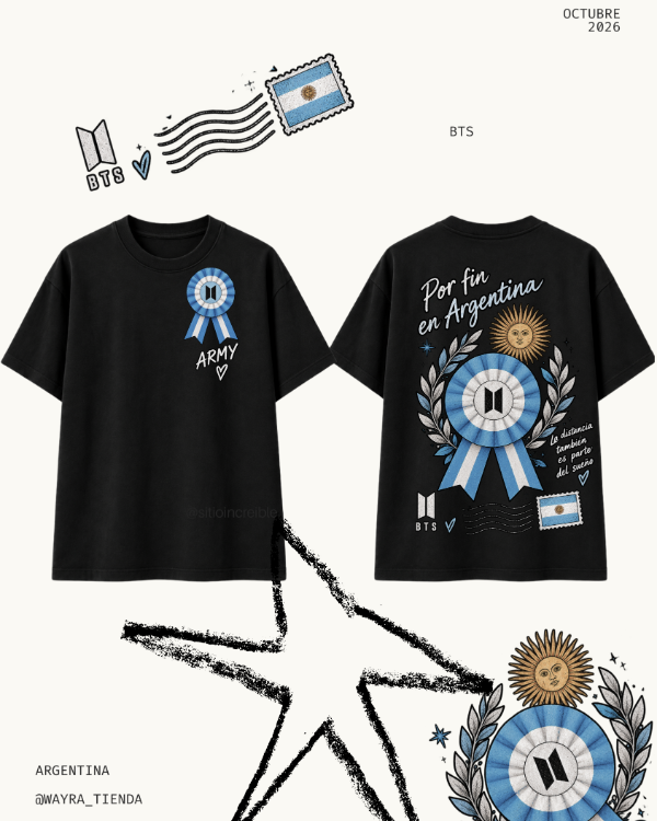 Producto - Remera BTS OVERSIZE
