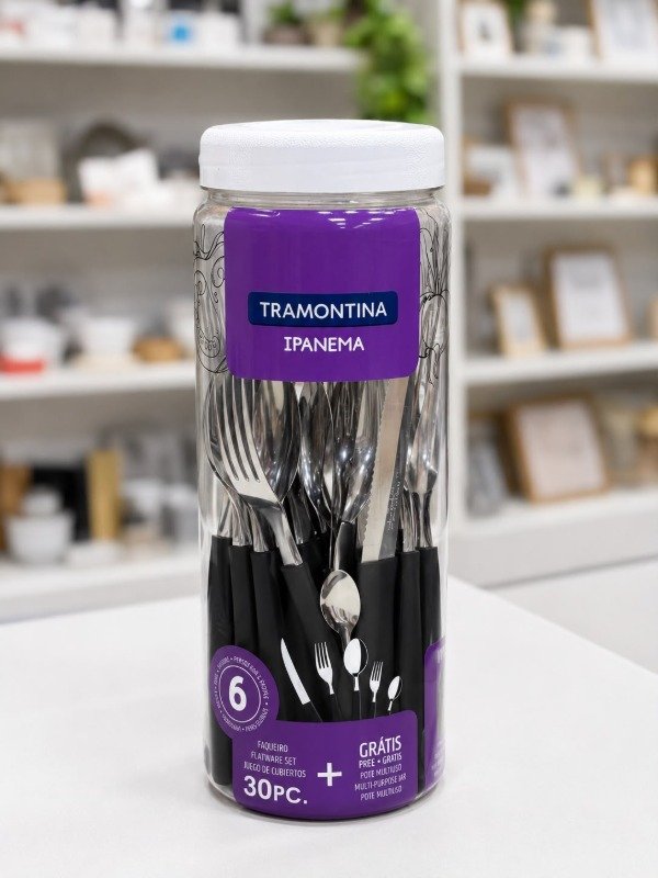 Producto - Juego De Cubiertos Tramontina 30 Piezas - 0