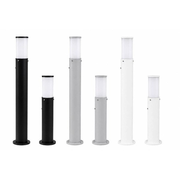 Producto - Farola De Piso 80cm Para Exterior Negro/Gris/Blanco