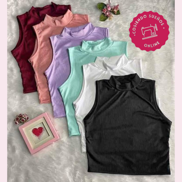 Producto - Musculosa con cuello. - 3