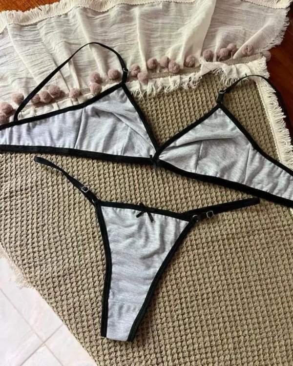 Producto - Set Mica algodon - Gris