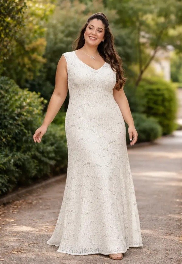 Producto - Vestido Largo evace de encaje Estiliza - 3