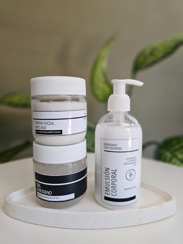 Producto - Crema Facial + Gel Criógeno + Emulsión Corporal