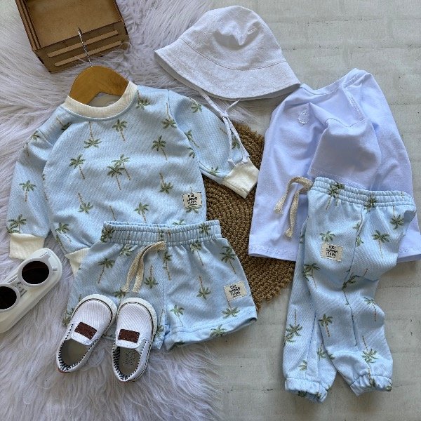 Producto - Buzo Playa en color CELESTE línea bebés - 1