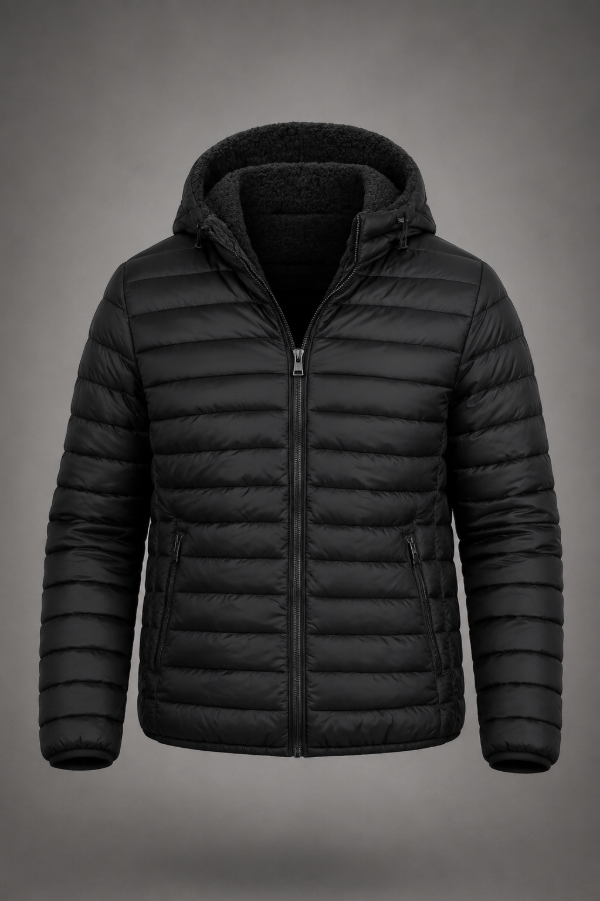 Producto - Campera puffer con corderito - 19849
