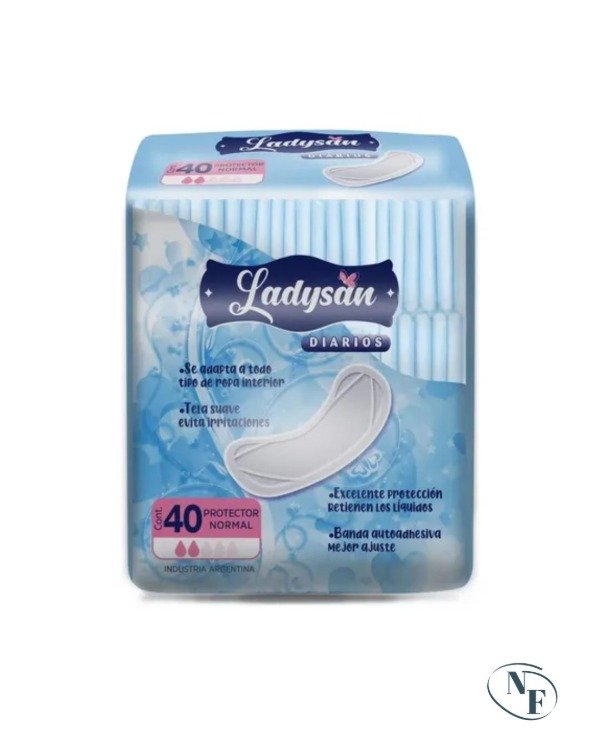 Producto - PROTECTORES DIARIOS FEMENINOS LADYSAN x40