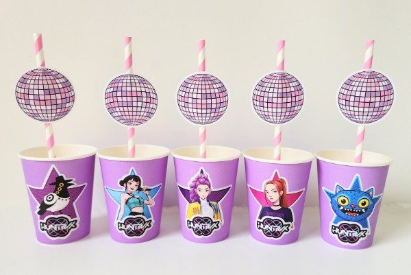 Producto - K Pop Demon Hunters Vasos Descartables X 5 unidades