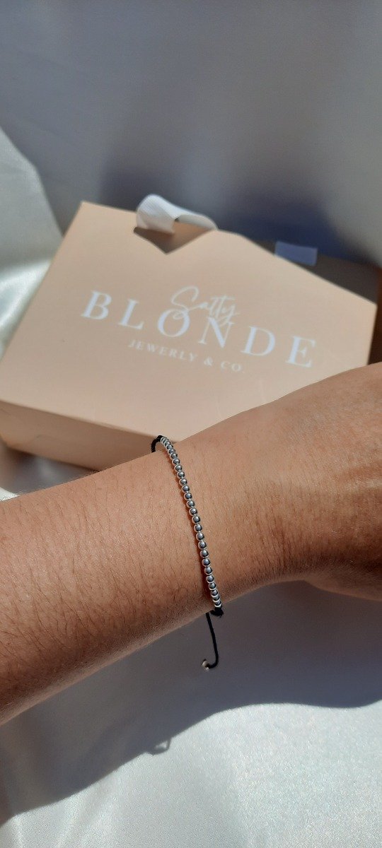 Producto - PULSERA ANKARA BLACK - PLATA 925
