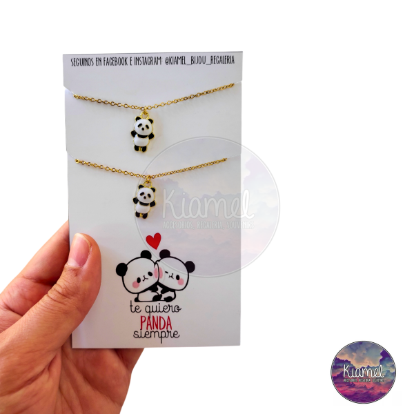 Producto - Cadenitas pandas