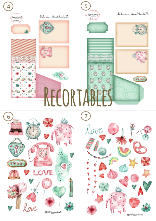 Producto - Dulce Amor recortables