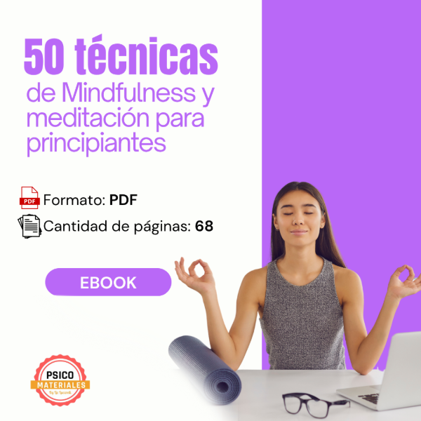 Producto - Ebook 50 técnicas de Mindfulness y meditación para principiantes