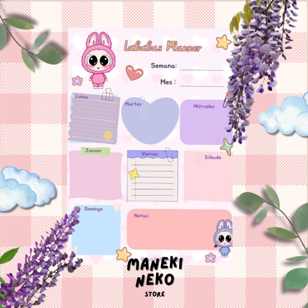 Producto - Planner Labubu
