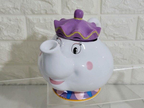 Producto - Tetera Pots Bella y Bestia 21 cm x 20 cm  x 25 cm muy grande