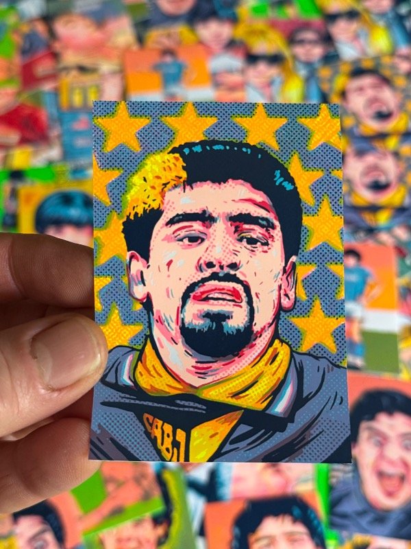 Producto - Stickers de Diego en serigrafía - 4