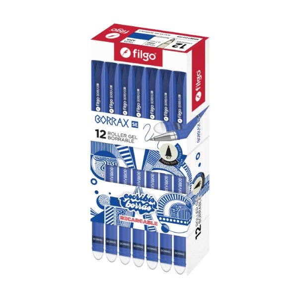 Producto - BOLIGRAFO LAPICERA ROLLER FILGO GEL BORRABLE AZUL X1 - 1